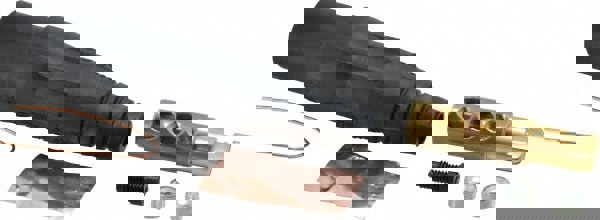 3R NEMA Rated, 600 Volt, 300 Amp, 2 to 2/0 AWG, Cam, Double Set Screw, Male Single Pole Plug and Connector